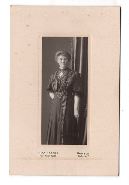 Fotografie Feine Dame - Hameln 1900er / CAB W-23