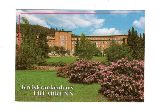 Ansichtskarte Kreiskrankenhaus Erlabrunn