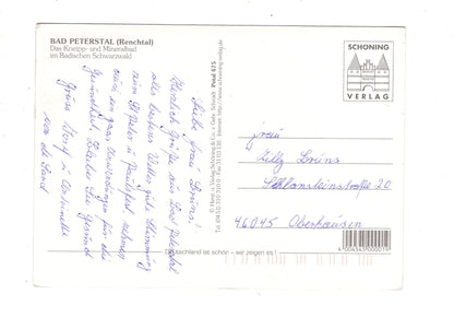 Ansichtskarte Bad Peterstal im Schwarzwald / K1-58