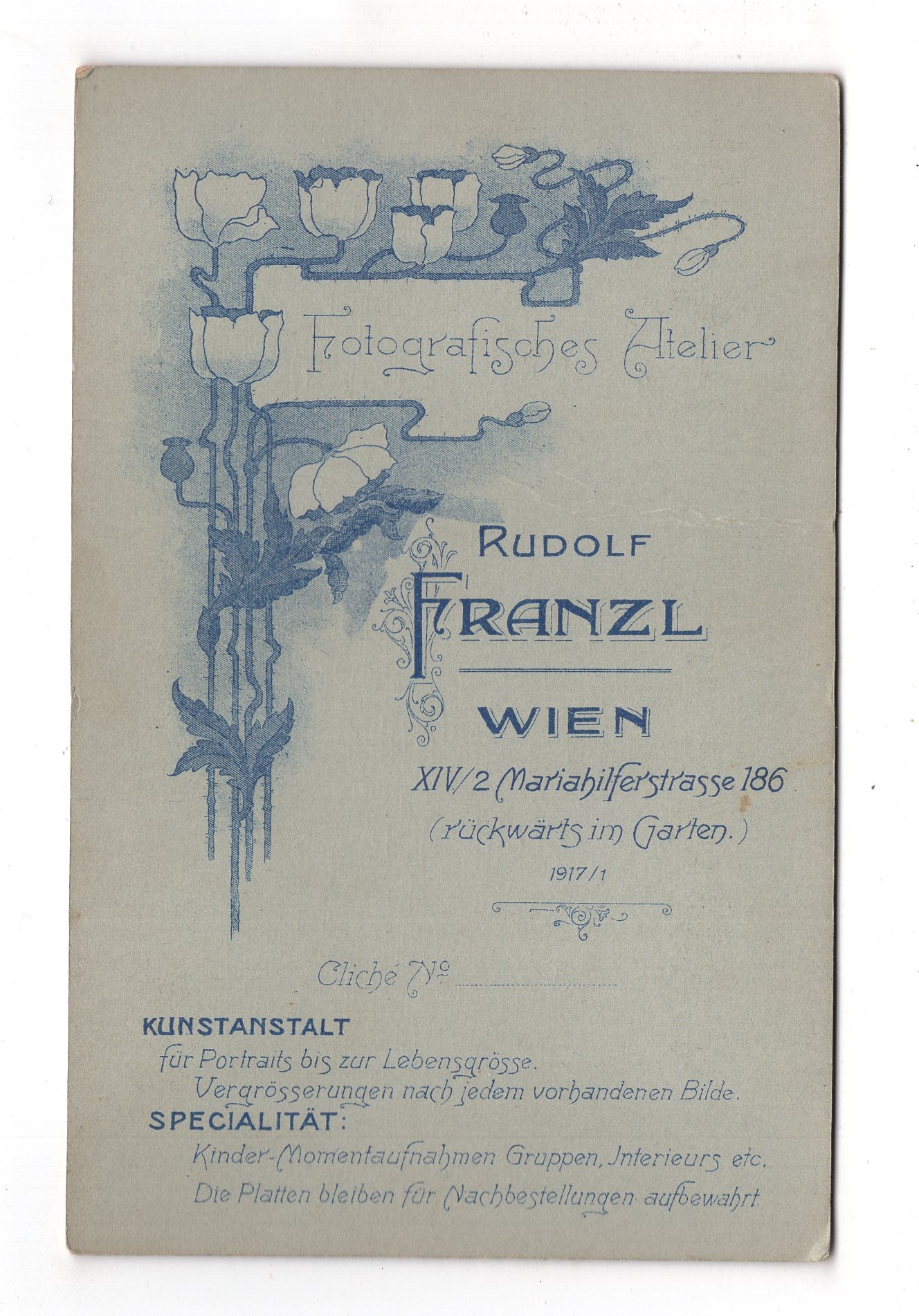 Fotografie Schönes Familienbild - Wien 1917 / CAB U-20