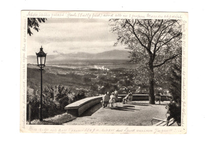Ansichtskarte Badenweiler / Blick auf die Vogesen