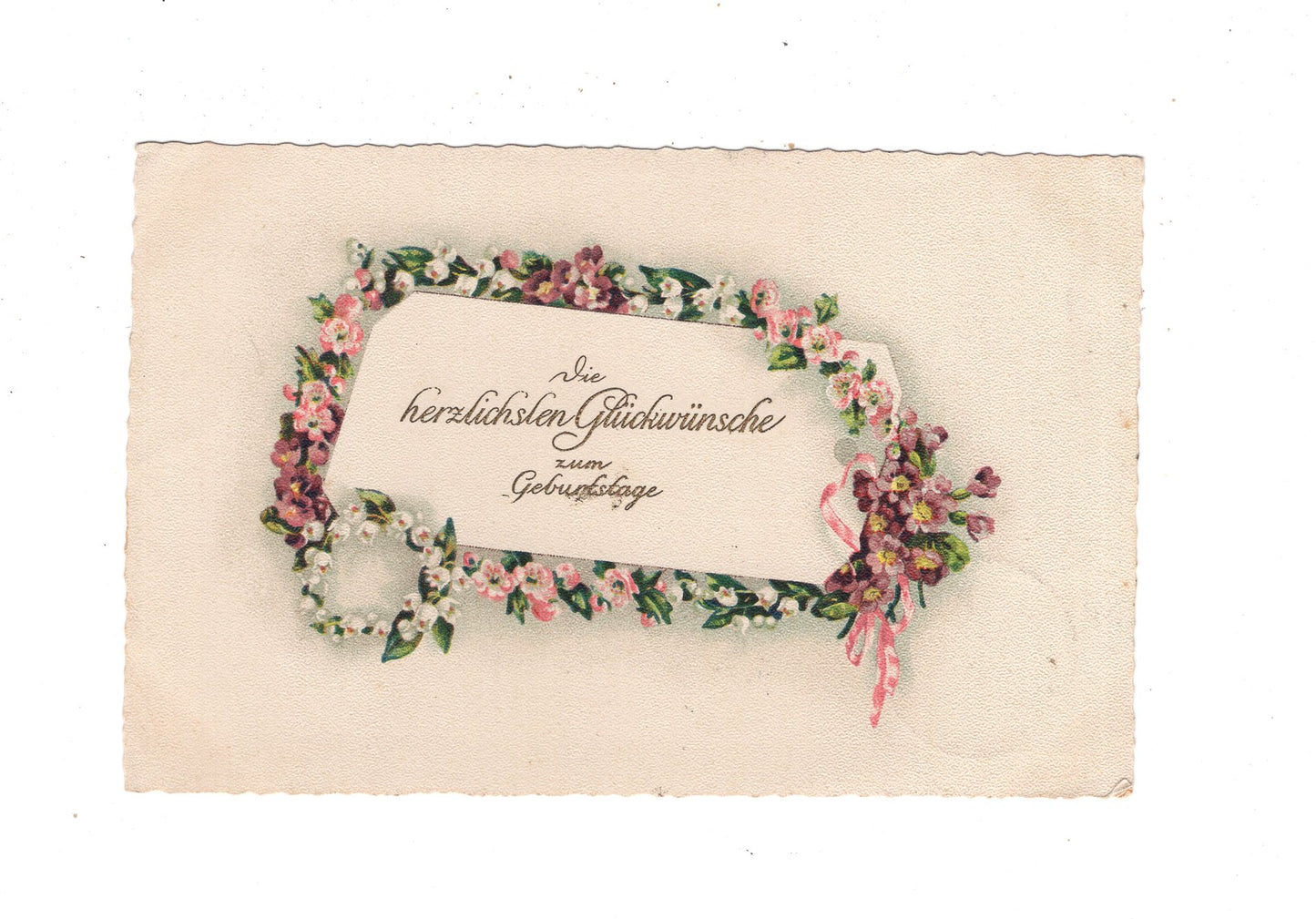 Ansichtskarte Glückwünsche / Glückwunsch zum Geburtstag / L1-57