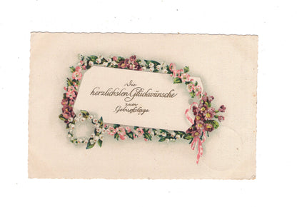 Ansichtskarte Glückwünsche / Glückwunsch zum Geburtstag / L1-57