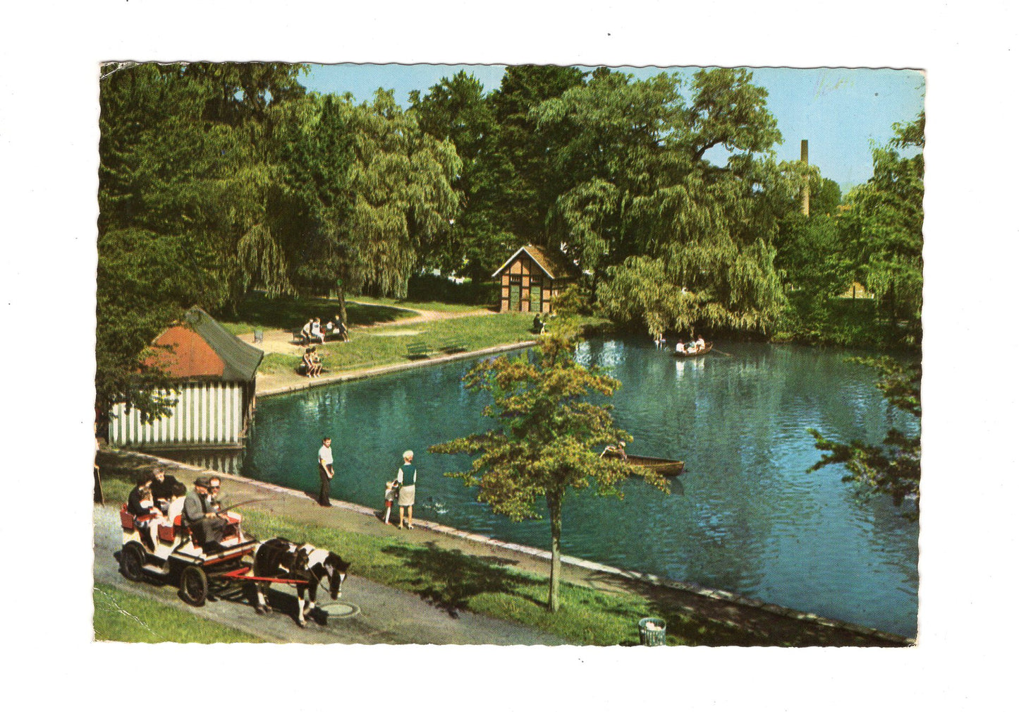 Ansichtskarte Bad Rothenfelde am Teutoburger Wald / Kurparkteich