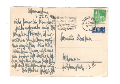 Ansichtskarte Feiertage / Frohe Weihnachten / K1-61