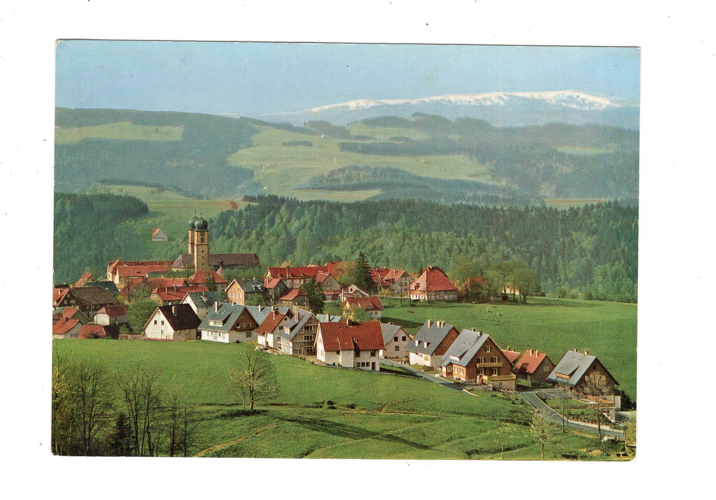 Ansichtskarte St. Märgen / Hochschwarzwald / Blick zum Feldberg / K1-58
