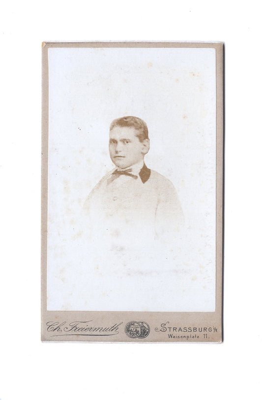 Fotografie Herrenportrait - Straßburg 1890er