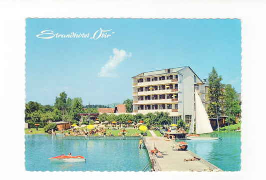 Ansichtskarte Strandhotel Obir / Klopeiner See / Kärnten / Österreich