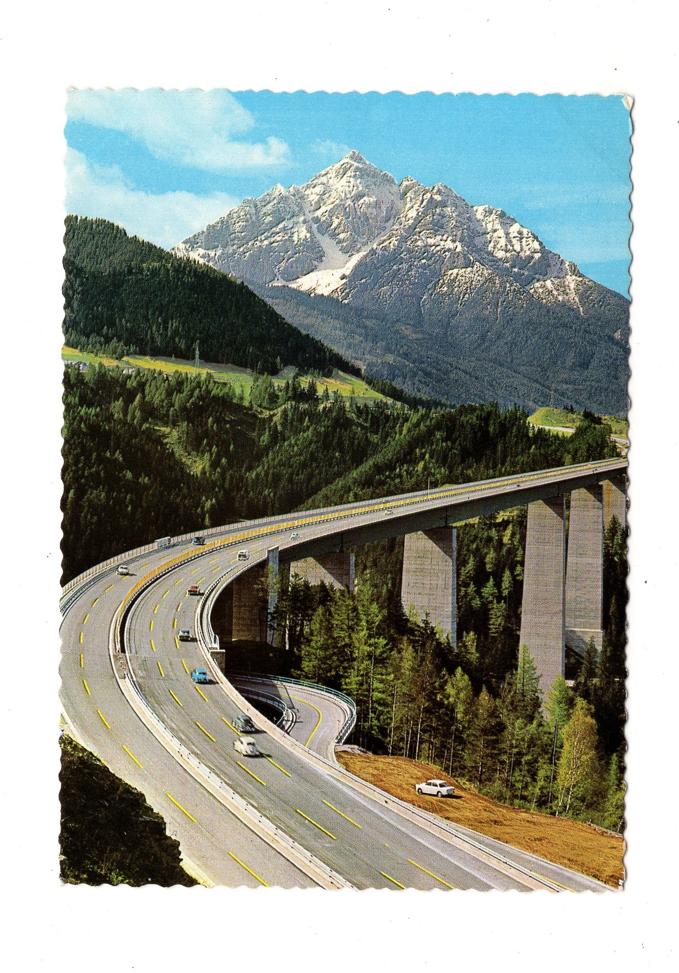Ansichtskarte Brennerautobahn / Europabrücke / Österreich
