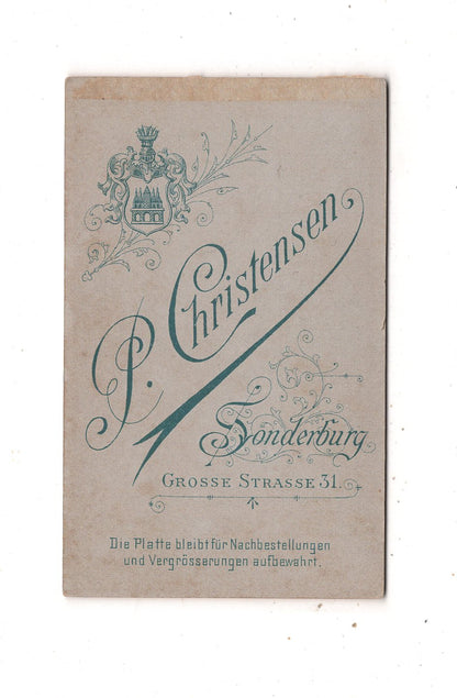 Fotografie Feine Dame - Sonderburg um 1900