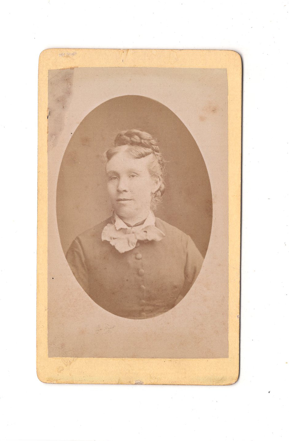 Fotografie Damenportrait - St. Etienne 1870er / CDV C1-03