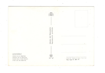 Ansichtskarte Montserrat / Basilika / Spanien / M1-69