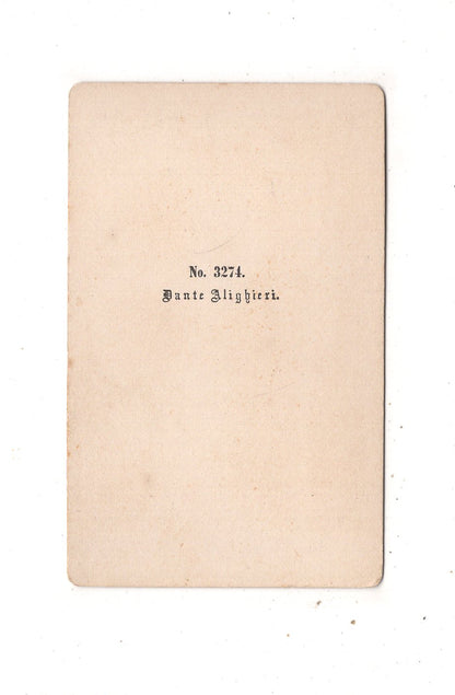 Fotografie Kunst / Dante Alighieri - 1870er