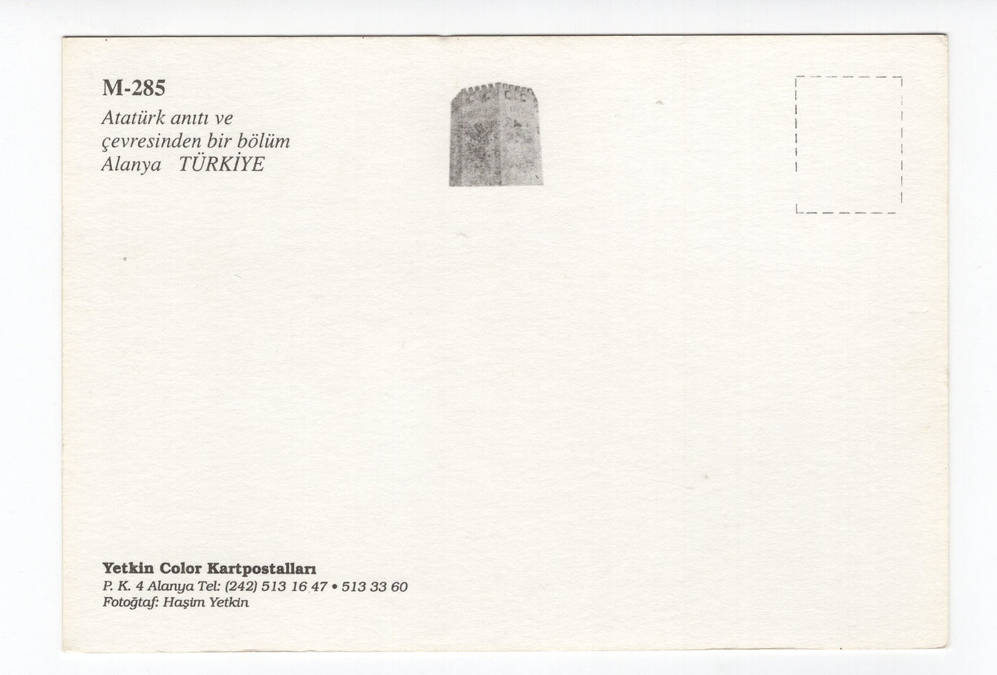 Ansichtskarte Alanya / Türkei