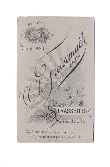 Fotografie Herrenportrait - Straßburg 1890er