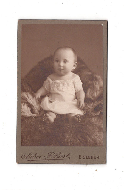 Fotografie Schönes Kinderbild / Baby - Eisleben 1910er