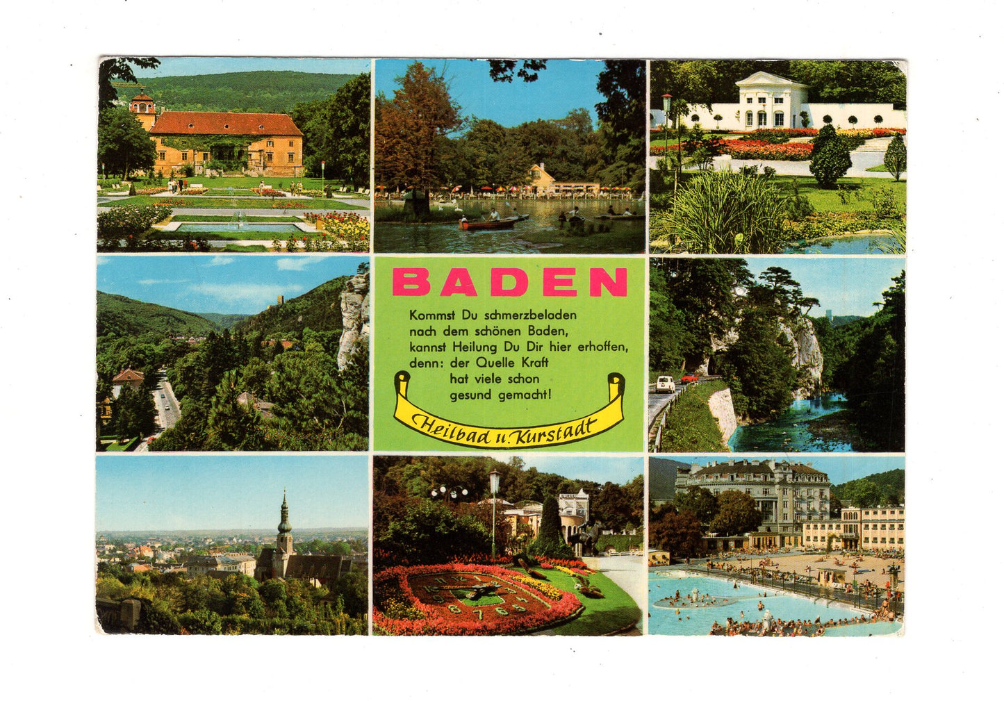 Ansichtskarte Baden bei Wien / Österreich