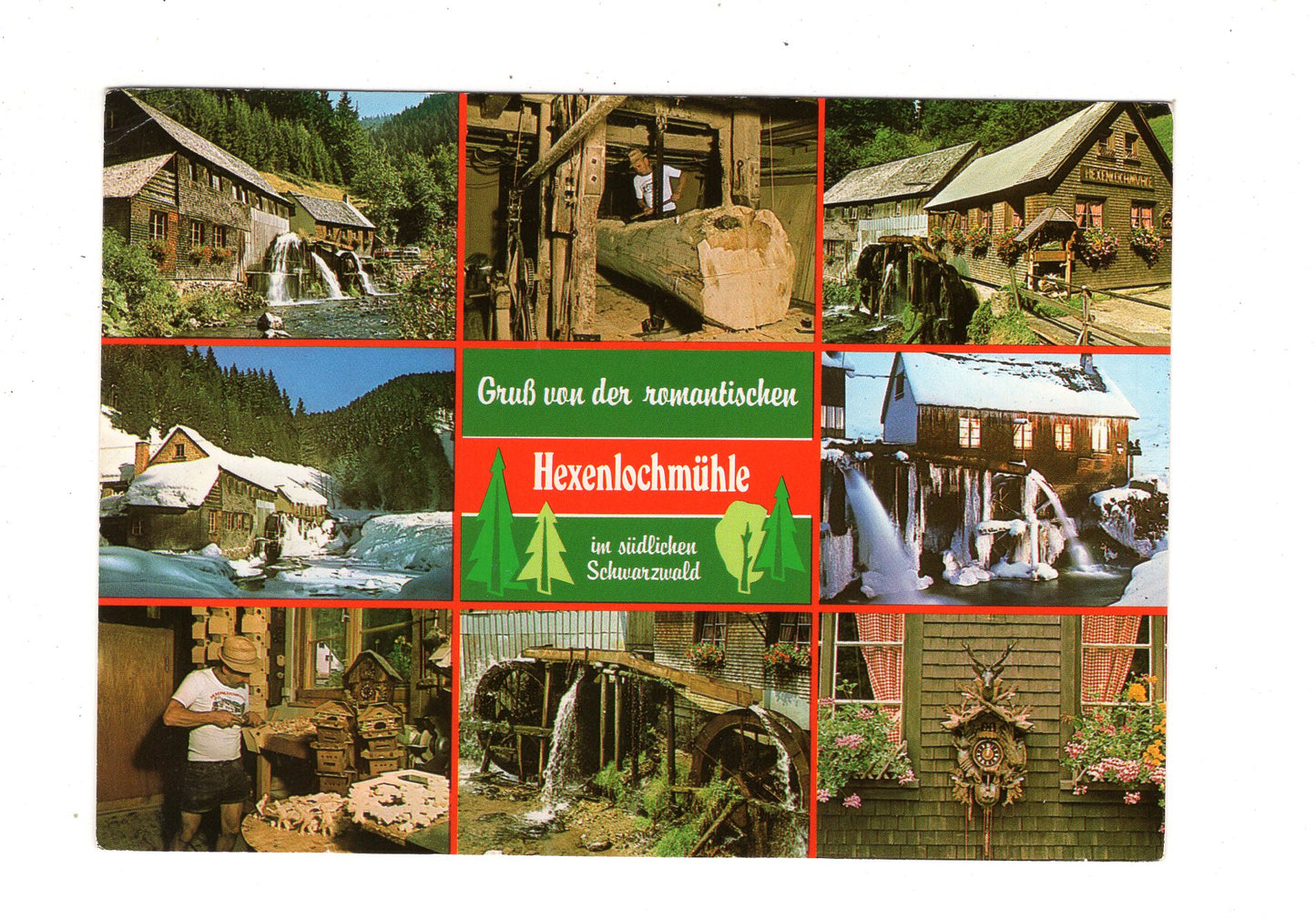 Ansichtskarte Hexenlochmühle im südlichen Schwarzwald / K1-58