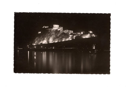 Ansichtskarte Koblenz am Rhein / Ehrenbreitstein bei Nacht