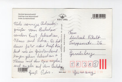 Ansichtskarte Balatonfüred / Ungarn