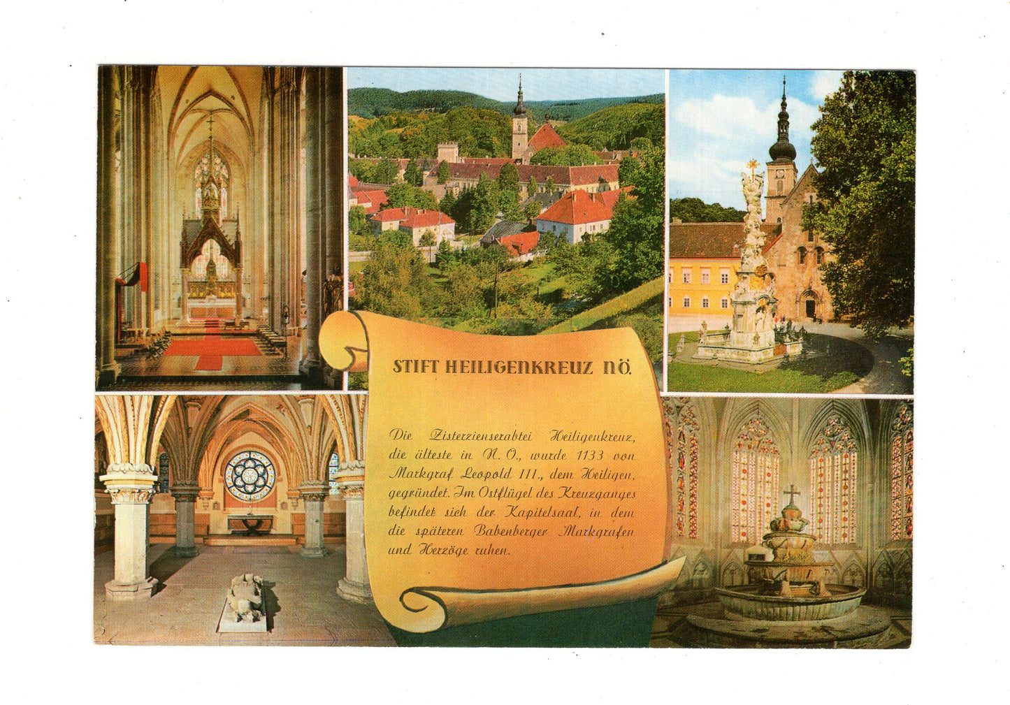 Ansichtskarte Stift Heiligenkreuz / Niederösterreich / Österreich