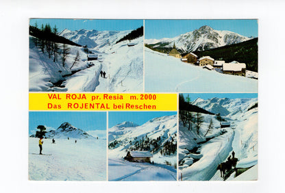 Ansichtskarte Das Rojental bei Reschen / Südtirol / Italien