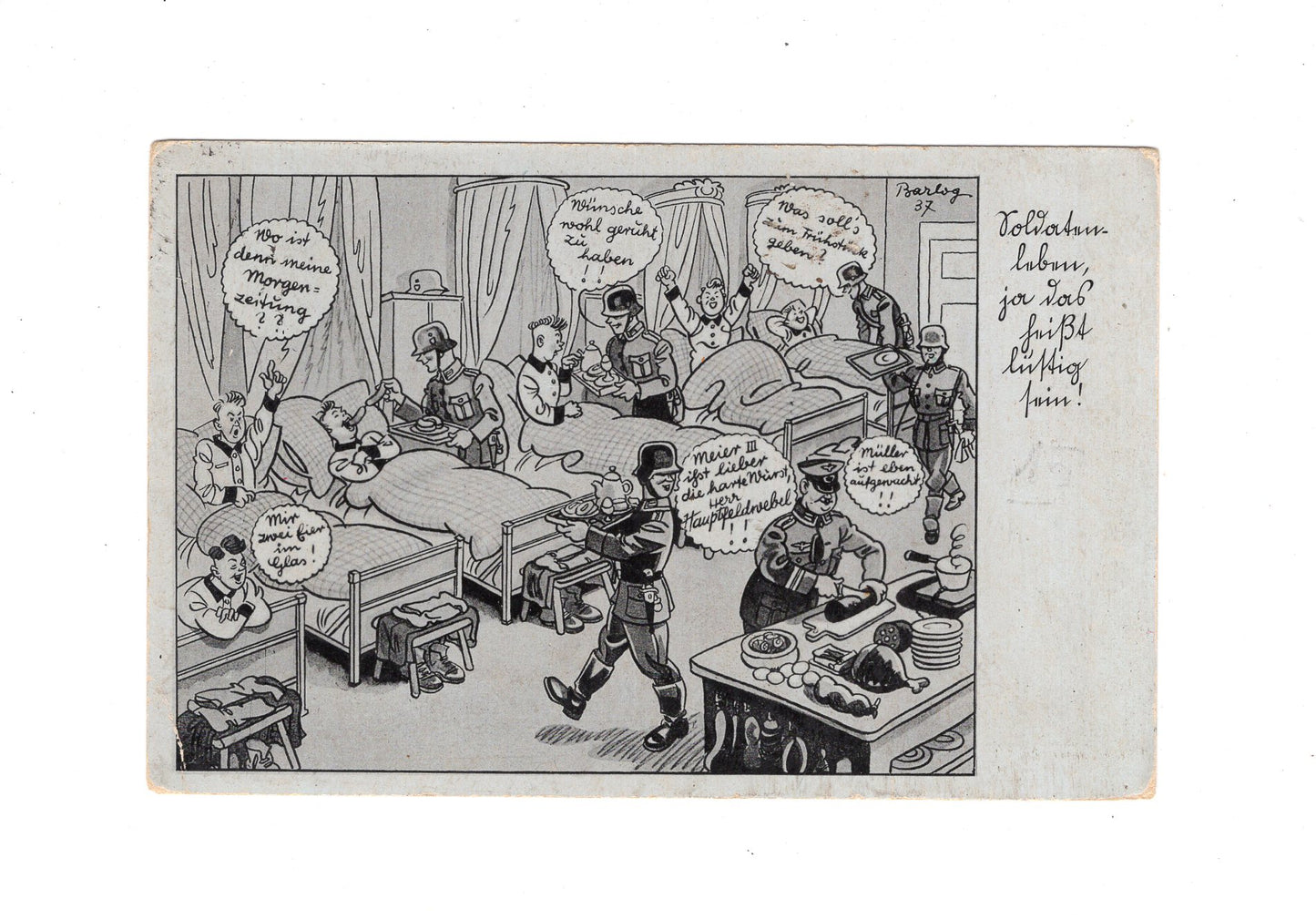 Ansichtskarte / Feldpost / Patriotische Karte - Kamenz 1944