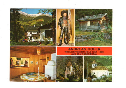 Ansichtskarte Andreas Hofer Gedenkstätten im Passeier Tal / Italien
