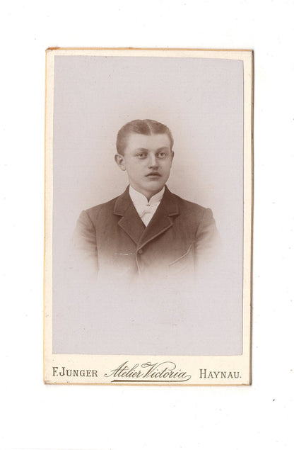 Fotografie Herrenportrait - Haynau in Schlesien / Chojnov 1890er / CDV C1-21