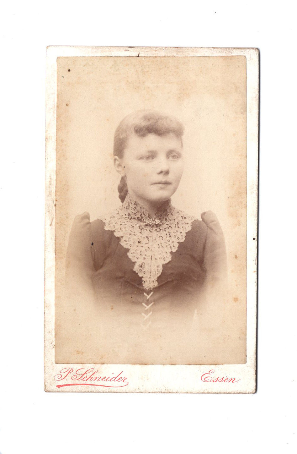 Fotografie Damenportrait - Essen 1880er