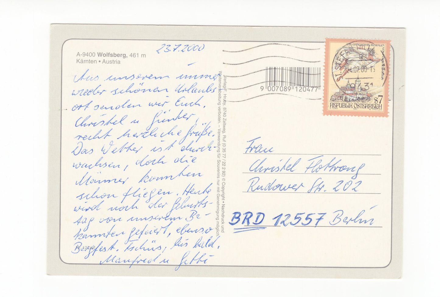 Ansichtskarte Wolfsberg / Kärnten / Österreich