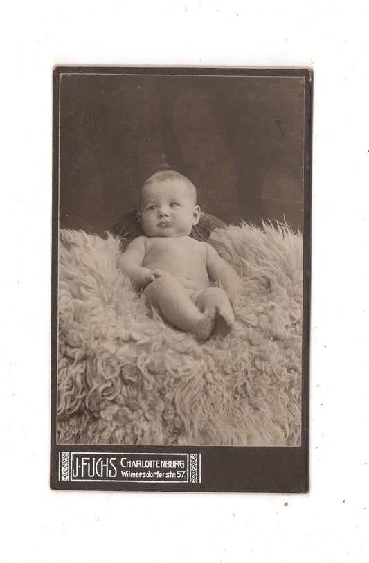 Fotografie Schönes Kinderbild / Baby - Charlottenburg 1900er