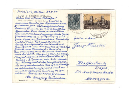 Ansichtskarte Lago di Garda / Gardone Riviera / Italien