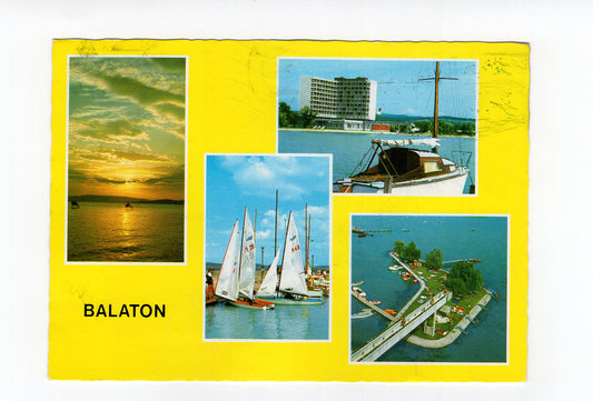 Ansichtskarte Balaton / Plattensee / Ungarn