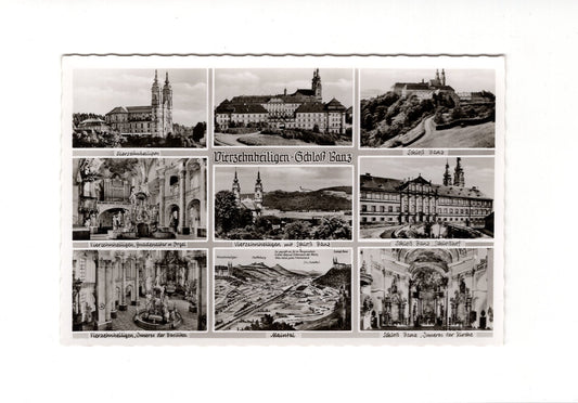 Ansichtskarte Vierzehnheiligen - Schloss Banz