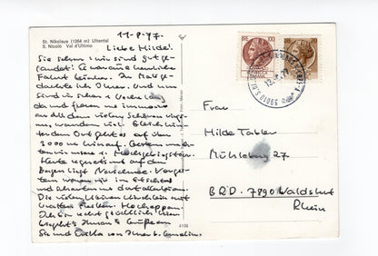 Ansichtskarte St. Nikolaus / Ultental / Südtirol / Italien