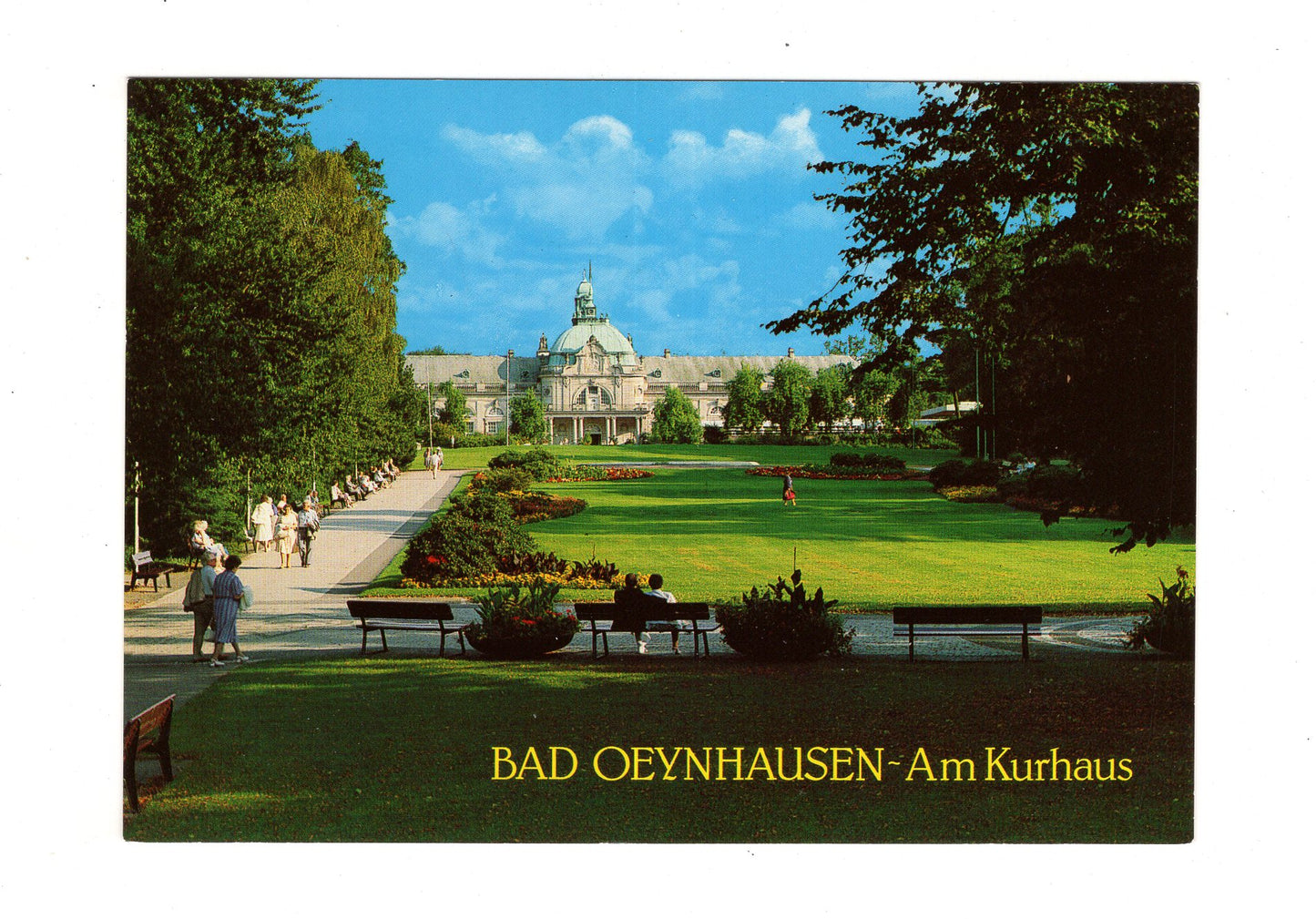 Ansichtskarte Bad Oeynhausen / Am Kurhaus