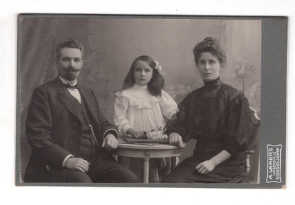 Fotografie Schönes Familienbild - Düsseldorf 1900er / CAB U-20