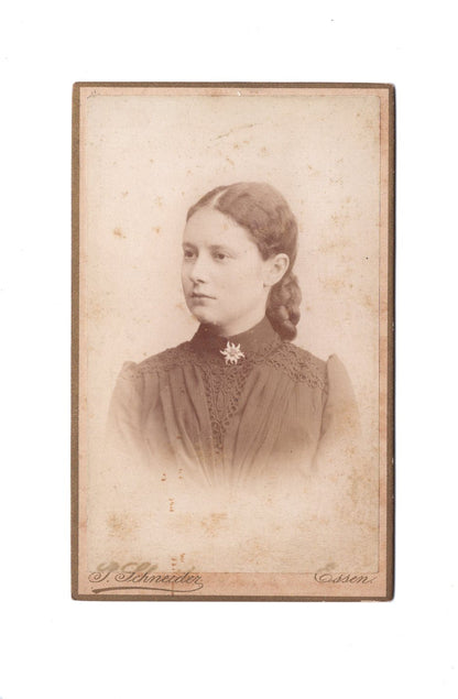 Fotografie Damenportrait - Essen 1880er