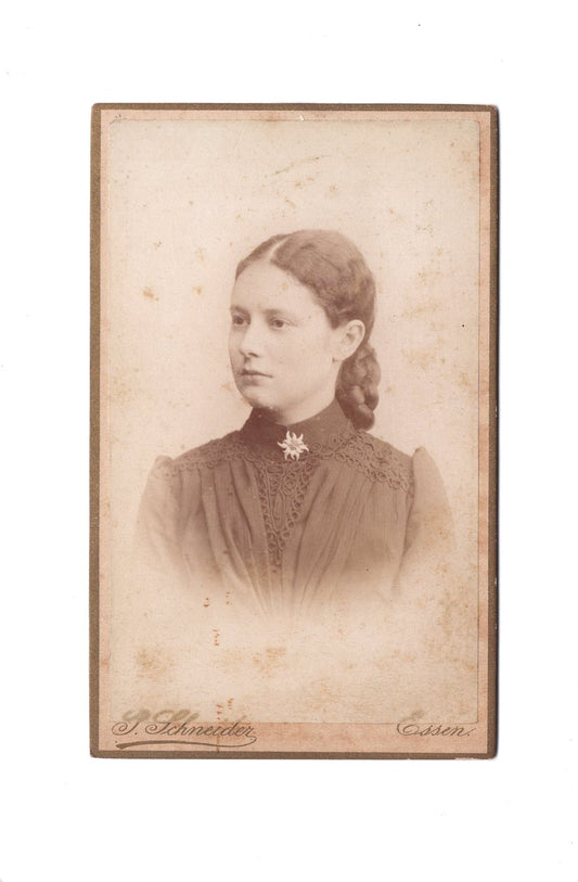 Fotografie Damenportrait - Essen 1880er