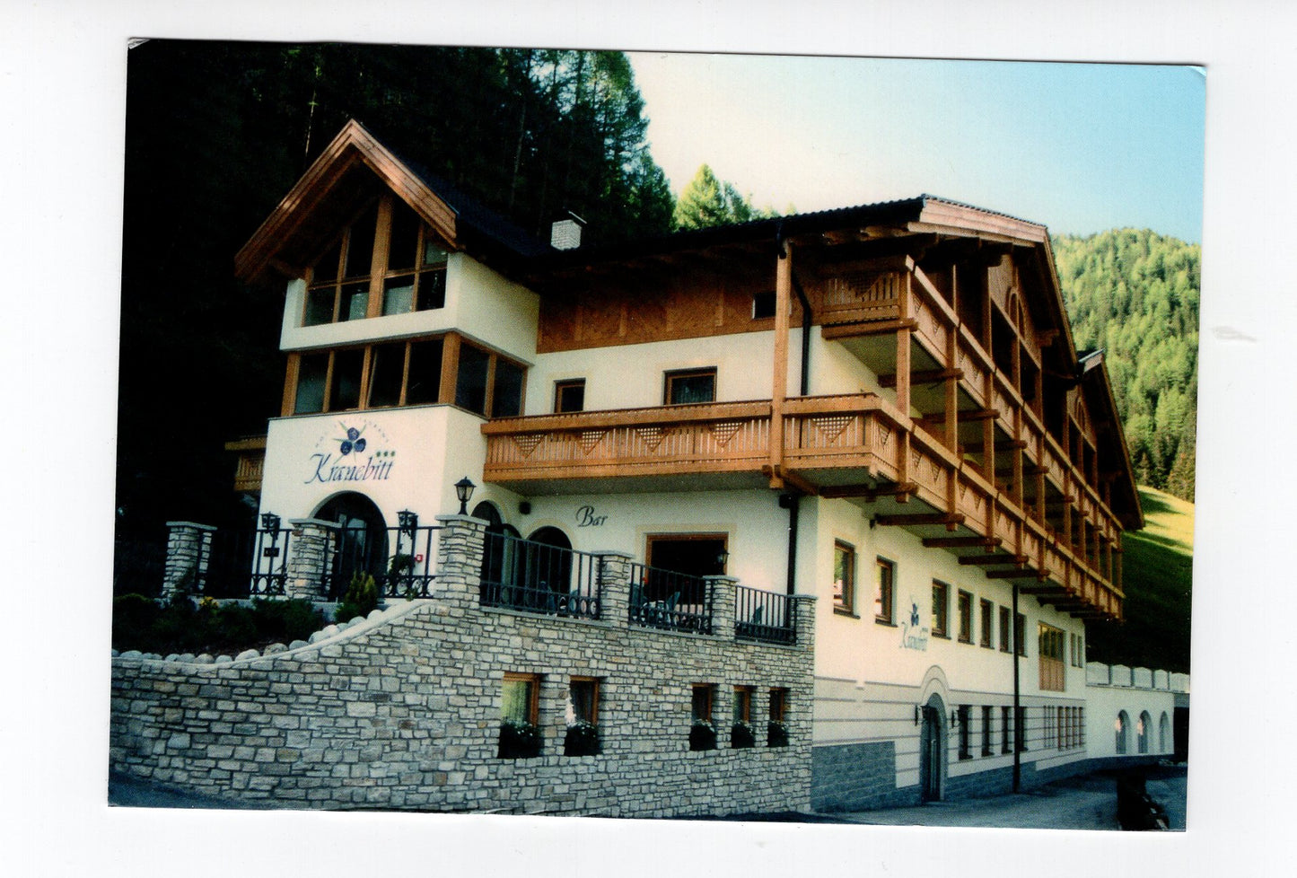Ansichtskarte Hotel Kranebitt / Kematen / Pfitschtal / Südtirol / Italien