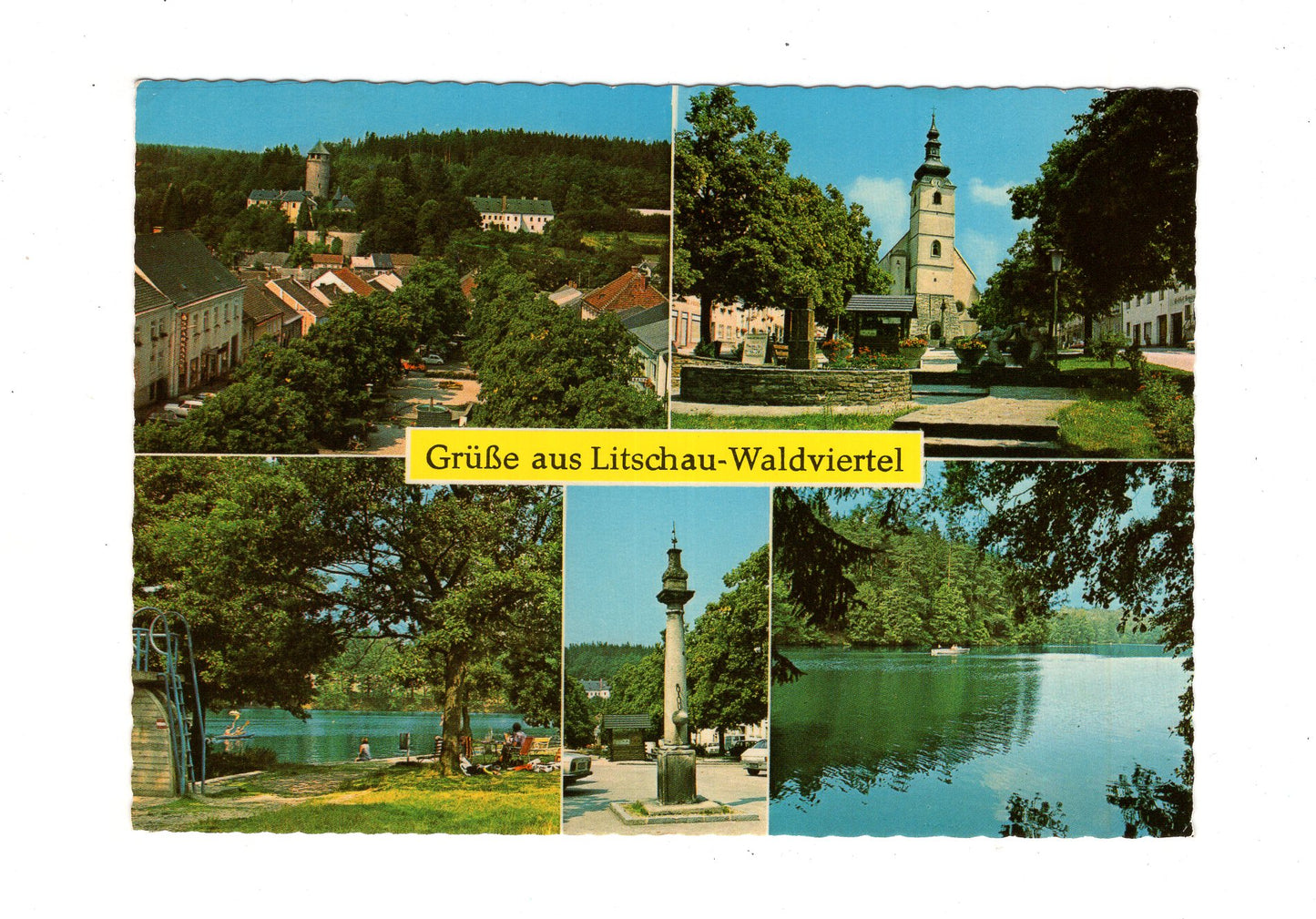 Ansichtskarte Litschau - Waldviertel / Niederösterreich / Österreich