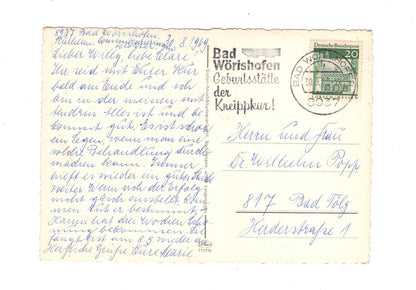 Ansichtskarte Bad Wörishofen / Kurpromenade +++