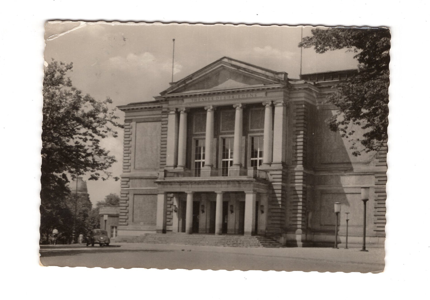 Ansichtskarte Halle / Saale / Theater des Friedens
