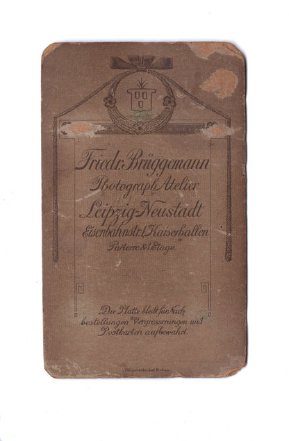 Fotografie Niedliches kleines Mädchen - Leipzig-Neustadt um 1900