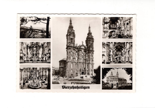 Ansichtskarte Wallfahrtskirche Vierzehnheiligen