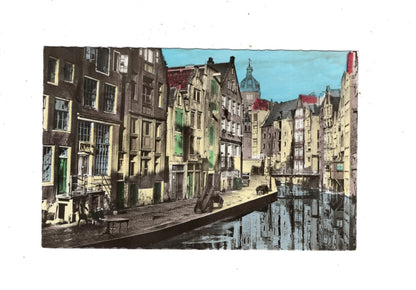 Ansichtskarte Amsterdam / Achterburgwal / Niederlande / M1-69