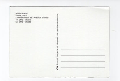 Ansichtskarte Hotel Kranebitt / Kematen / Pfitschtal / Südtirol / Italien