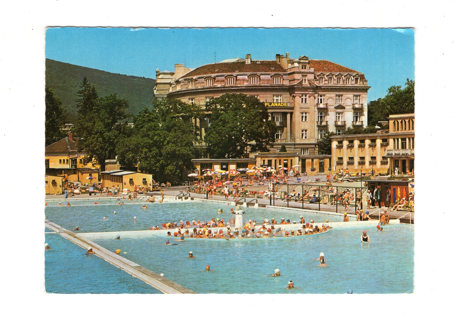 Ansichtskarte Baden bei Wien / Kurhotel Esplanade / Österreich