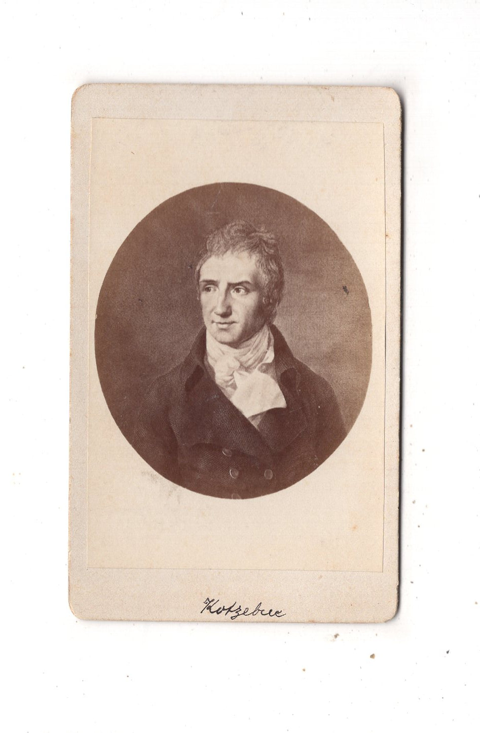 Fotografie Kunst / August von Kotzebue - 1870er